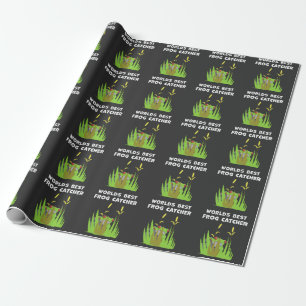 Världens bästa groda Catcher Gift Sjö Amphibian Presentpapper