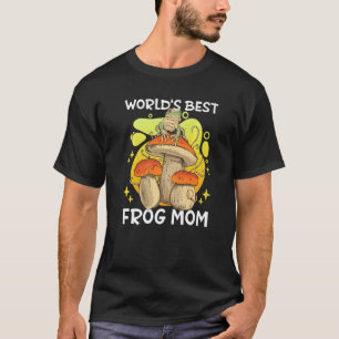 Världens bästa Groda Mamma med Frogs T Shirt