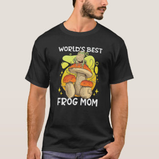 Världens bästa Groda Mamma med Frogs T Shirt