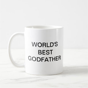 Världens bästa gudfar kaffemugg
