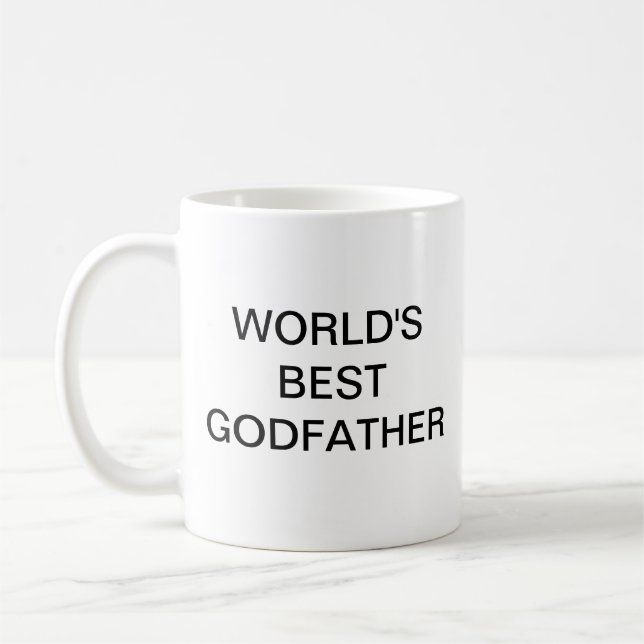 Världens bästa gudfar kaffemugg (Vänster)