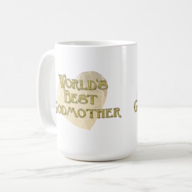 Världens Bästa Gudmor Kaffemugg (Framsida vänster)