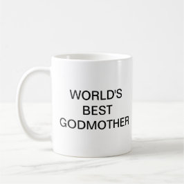 Världens bästa gudmor kaffemugg