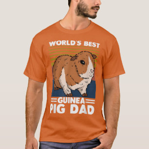 Världens bästa GUINEA GRIS Pappa Cute Pet Kärlek T Shirt