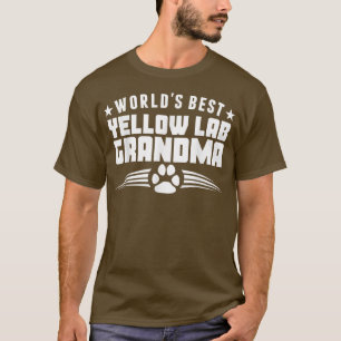 Världens bästa Gul lab mormor T Shirt