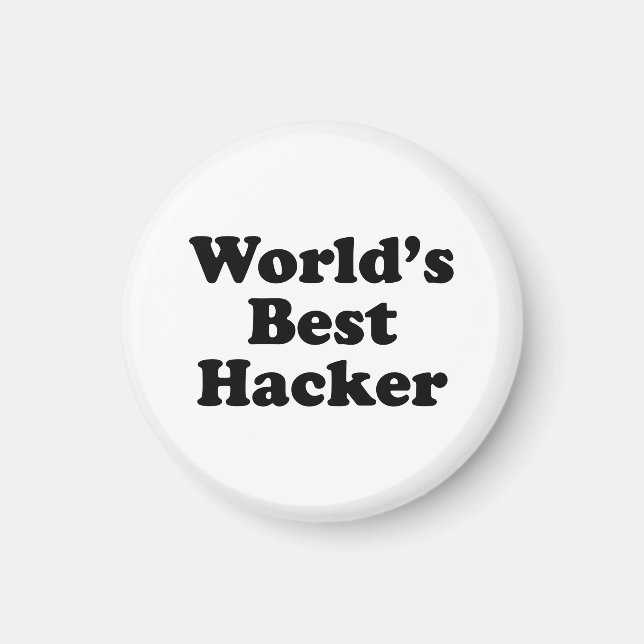 Världens bästa Hacker Magnet (Framsidan)