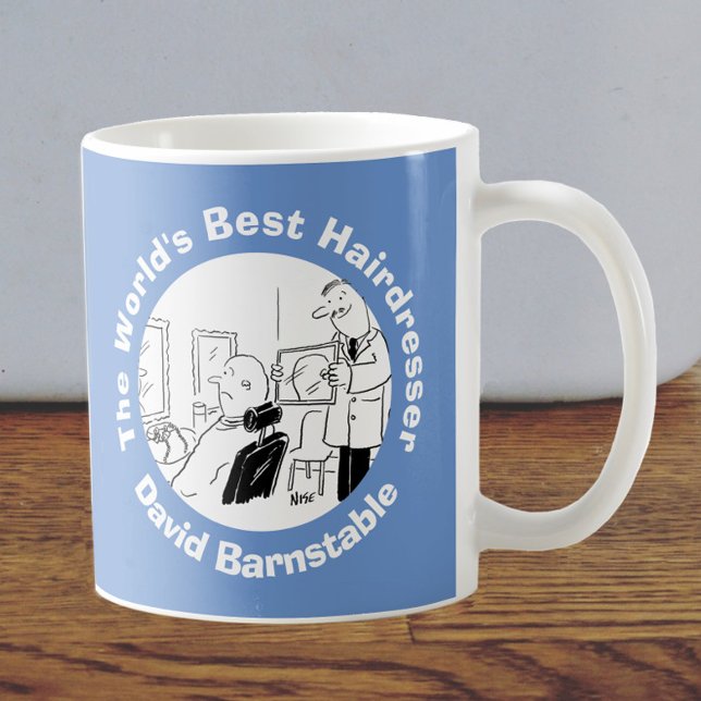 Världens bästa Hairdresser för att anpassa sig Kaffemugg (Skapare uppladdad)
