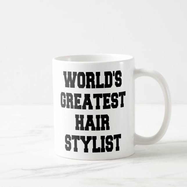 Världens bästa hårslista kaffemugg (Höger)