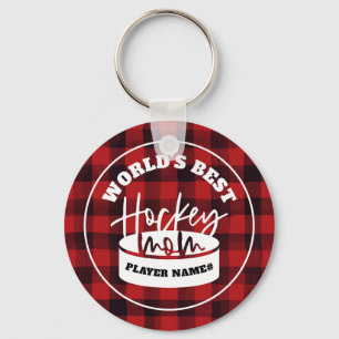Världens Bästa Hockeymamma Nyckelring