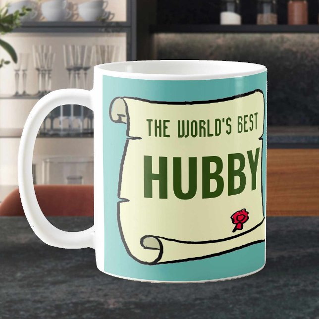 Världens bästa Hubby. Make Kaffemugg (Skapare uppladdad)