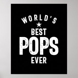 Världens bästa humle någonsin Far Grandfather Gi Poster