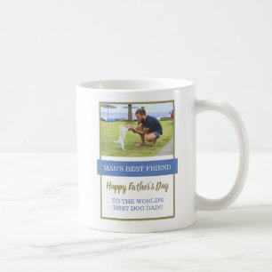 Världens bästa Hund-Anpassningsbar-foto-Fars dag Kaffemugg