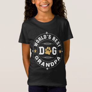 Världens bästa Hund Grandpa Pet Owner Rädding Gran T Shirt