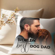 Världens Bästa Hund Hund Kudd