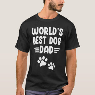 Världens bästa Hund Lycklig Day Me Far Pappa Son i T Shirt