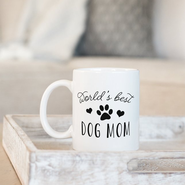 Världens bästa Hund Mamma Kaffemugg (Skapare uppladdad)