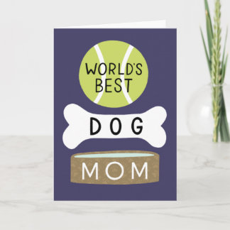 Världens bästa Hund Mamma Kort