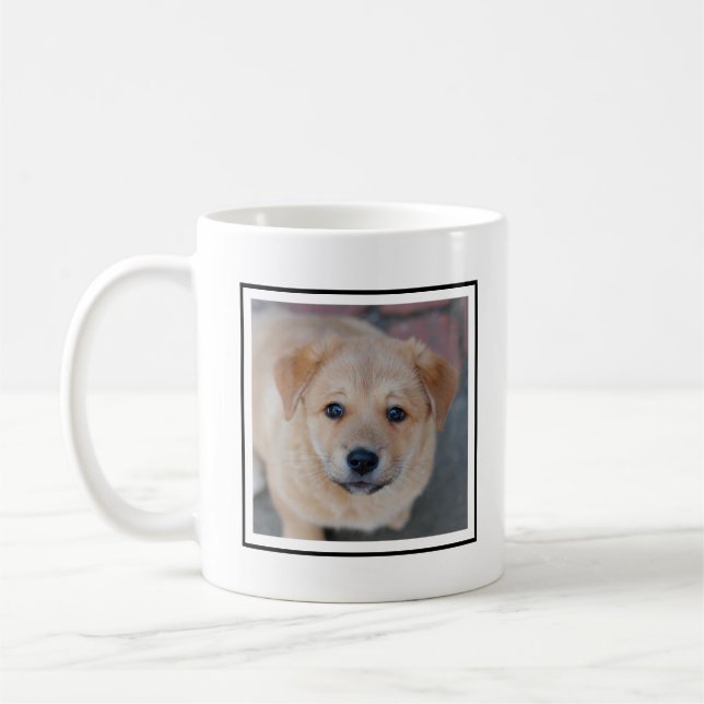 Världens bästa Hund Mamma med Bild Kaffemugg (Vänster)