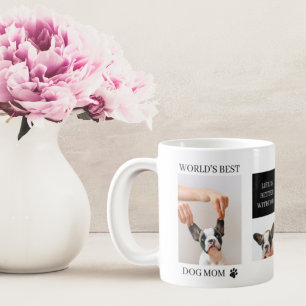 Världens bästa Hund Mamma Samla in Hund Photo Kaffemugg
