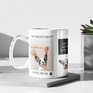 Världens bästa Hund Mamma Samla in Hund Photo Mugg