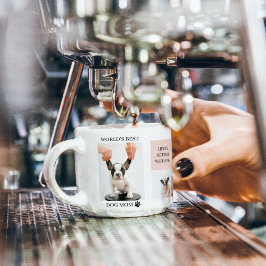 Världens bästa Hund Mamma | Samlingsfoto | Pastell Espressomugg