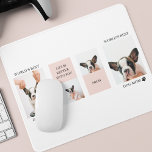 Världens bästa Hund Mamma | Samlingsfoto | Pastell Musmatta<br><div class="desc">Detta kollage är en firande av världens bästa hund mamma! Bakgrunden för pastellernas rosa tillför biet en aning mjukhet och feminitet, medan de olika bilderna visar kärlek och tillgivenhet mellan en hund och deras hängivna ägare. Varje foto fångar ett speciellt ögonblick mellan de två, från att leka i parken till...</div>