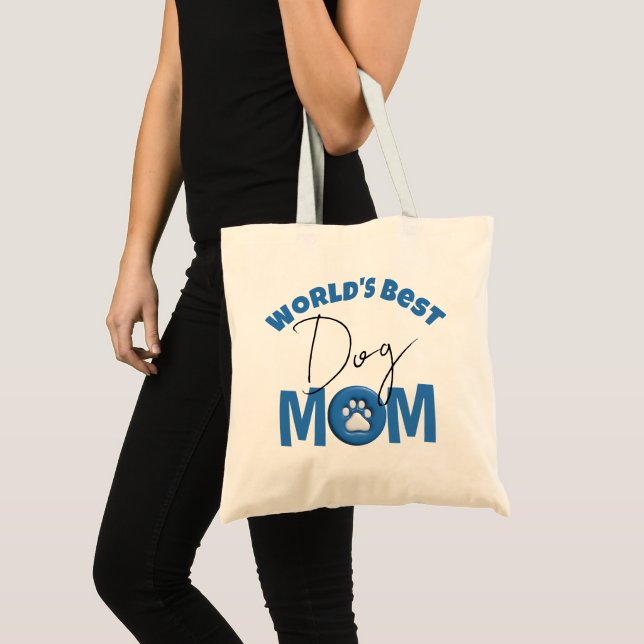 Världens bästa Hund Mamma Tygkasse (Framsida (produkt))
