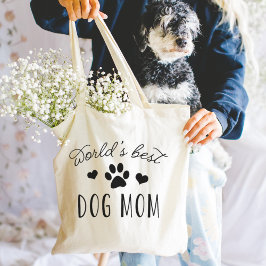 Världens bästa Hund Mamma Tygkasse