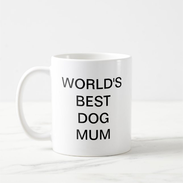 Världens bästa Hund Morsa Kaffemugg (Vänster)