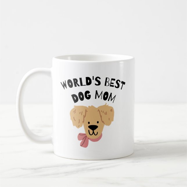 Världens bästa Hund Morsa Kaffemugg (Vänster)