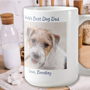 Världens bästa Hund Pappa - Fars dag - sällskapsfo Kaffemugg