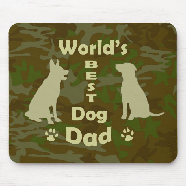 Världens bästa Hund Pappa Musmatta (Framsidan)