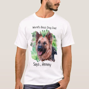 Världens bästa Hund Pappa T Shirt