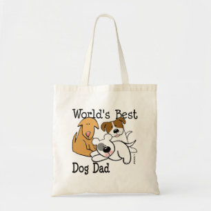 Världens bästa Hund Pappa Tygkasse