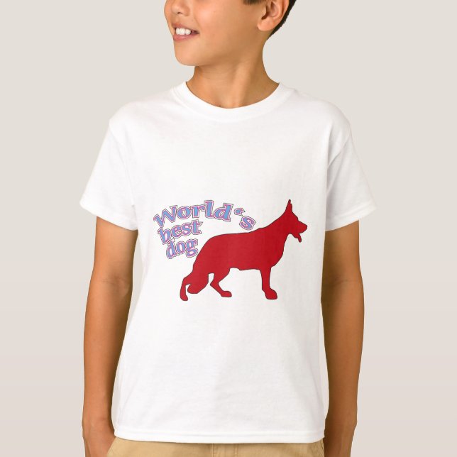 Världens bästa hund tee (Framsida)