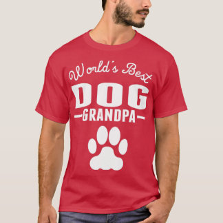 Världens bästa hundfarfar t shirt