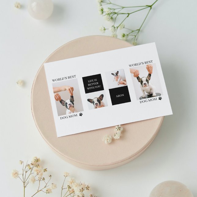 Världens Bästa Hundmamma | Klistrbild Hund Foto (Skapare uppladdad)