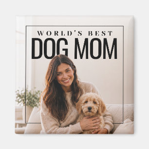 Världens Bästa Hundmamma PhotoPop Magnet