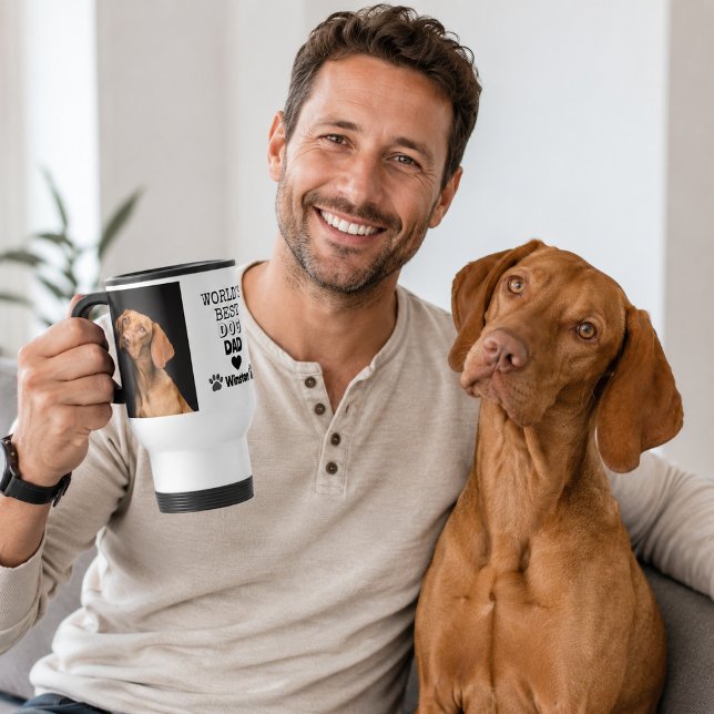 Världens Bästa Hundpappa Hjärtans Klo 2 Foto Resemugg (Skapare uppladdad)