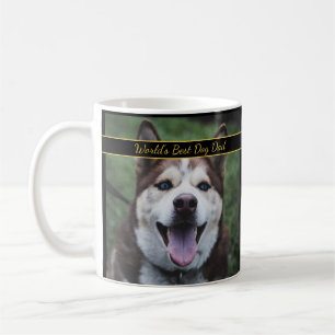 Världens Bästa Hundpappa Husdjur Foto Kaffemugg