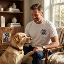 Världens Bästa Hundpappa Modern Elegant Anpassad F