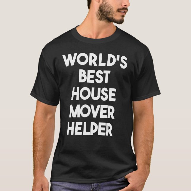 Världens bästa hushjälpen t shirt (Framsida)