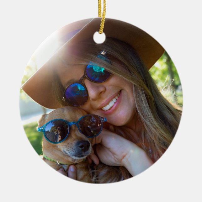 Världens bästa hustru definition foto jul julgransprydnad keramik (Framsidan)