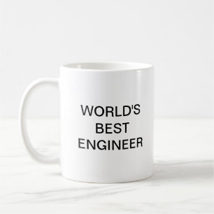 Världens bästa ingenjör kaffemugg