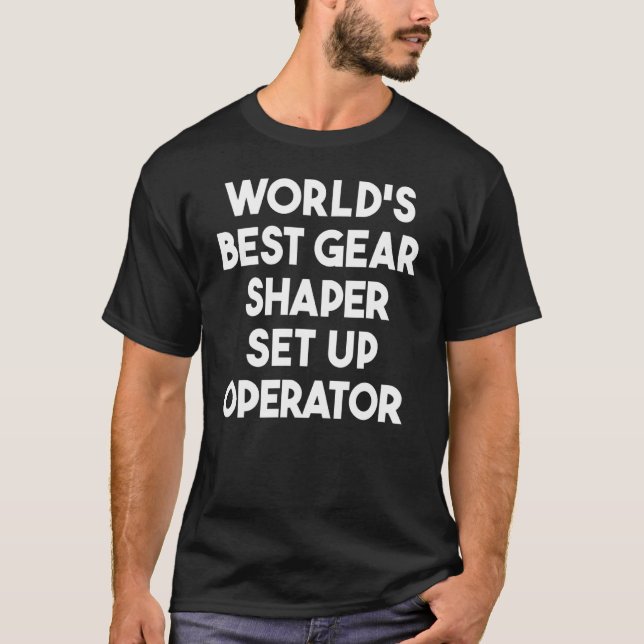 Världens bästa inställningsoperatör för kruppverkt t shirt (Framsida)