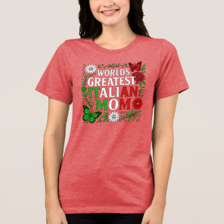 Världens bästa italienska mamma t shirt