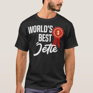 Världens bästa Jette Namn-Personlig T Shirt