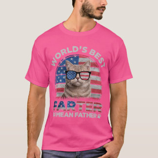 Världens bästa jordbrukare I Elak Far bästa Katt P T Shirt