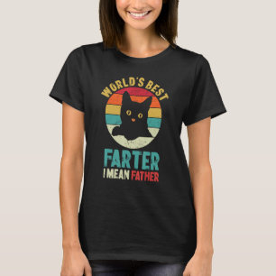 Världens bästa jordbrukare I Elak Far bästa Katt P T Shirt