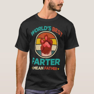 Världens bästa jordbrukare I Elak Far bästa Katt P T Shirt